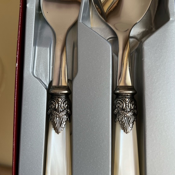 EME Italy Napoleon Table serving fork and serving spoon - Picture 3 of 15